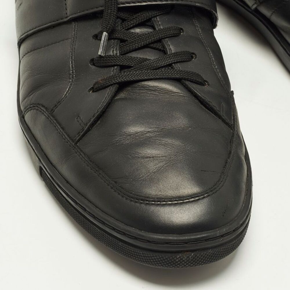 Louis Vuitton Lv Trainer Size 44.5 Black Leather Lace Up Sneakers - Picture 7 of 7